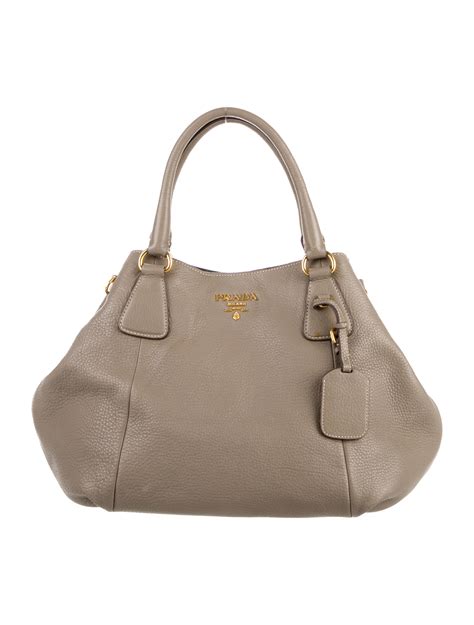 prada vitello daino satchel gray|prada vitello daino bag.